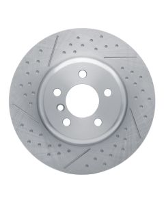 DFC 13-21 BMW 328i Rear Brake Rotor - Dimpled and Slotted - 640-31114