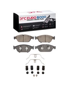 DFC 12-18 Audi A8 Front Euro 5000 Ceramic Brake Pads and Hardware Kit - 1600-1549-01