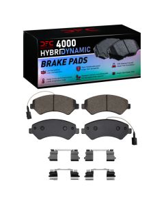 DFC 14-22 Ram ProMaster 1500 Front 4000 HybriDynamic Brake Pads and Hardware Kit - 4000-1540-21