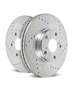 Power Stop 87-93 Ford Mustang Front Right Drilled & Slotted Rotor - AR8126XR