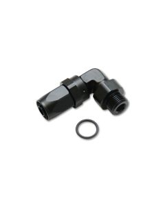 Anodized Black 90° Hose End Fitting -8AN to 9/16-18 SAE