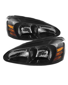 xTune Pontiac Grand Prix 04-08 Crystal Headlights Black HD-JH-PGPRIX04-AM-BK - 9023637