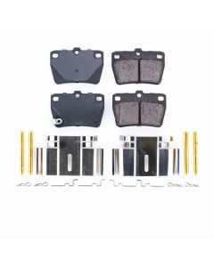 Power Stop 04-05 Toyota RAV4 Rear Z17 Evolution Ceramic Brake Pads w/Hardware - 17-1051