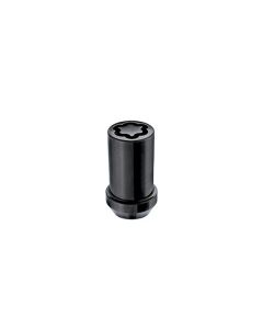 McGard Wheel Lock Nut Set - 4pk. (Tuner / Cone Seat) 1/2-20 / 13/16 Hex / 1.60in. Length - Black - 25340