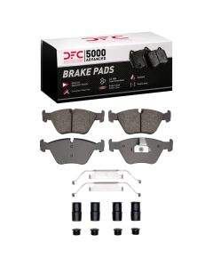 DFC 04-10 BMW M3 Front 5000 Advanced Low Metallic Brake Pads and Hardware Kit - 1551-0946-01