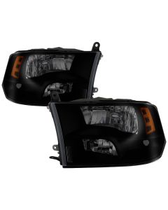 xTune Dodge Ram 1500 09-17 (Non-LED) OEM Style Headlights - Black Smoked HD-JH-DR09-QU-BSM - 9040207
