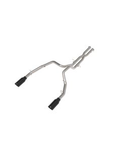 aFe 2025 Dodge RAM 1500 Vulcan Series 304 Stainless Steel Cat-Back Exhaust System w/ Black Tip - 49-32087-B