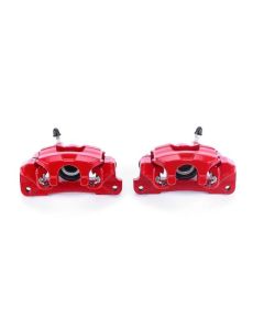Power Stop 00-01 Lexus ES300 Rear Red Calipers w/Brackets - Pair - S2610