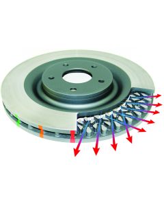 DBA 07-09 Lexus IS F Rear T-Slotted T3 4000 Series Rotor - DBA42759S