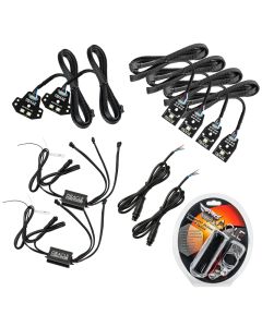 Oracle 15-21 Dodge Charger RGB+W DRL Headlight DRL Upgrade Kit - ColorSHIFT - 1443-330