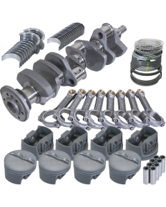 Eagle Chevy 350 3.750in Crank 5.700in I-Beam Rods -5cc Flat Top 4.030in Pistons Rotating Assembly - 62008030