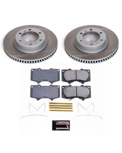 Power Stop 10-23 Toyota 4Runner Front Semi-Coated Rotor Kit - SC5873