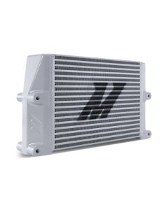 Mishimoto Heavy-Duty Oil Cooler - 10in. Same-Side Outlets - Silver - MMOC-SSO-10SL