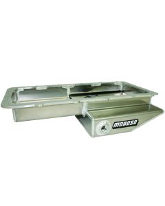 Moroso Ford 5.0 Coyote/Cobra (w/Rear Sump) Road Race Baffled Wet Sump 9.5qt 4.5in Aluminum Oil Pan - 20569