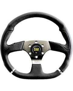 OMP Cromo Steering Wheel w/ 3 Steel Spokes Supplied - OD0-2018-189