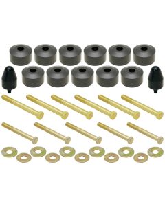 RockJock TJ/LJ/YJ Body Lift Kit 1in Lift w/ Hardware - CE-9300