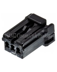 NAMZ AMP Multilock 3-Position Female Wire Plug Housing (HD 73153-96BK) - NA-174921-2