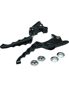 Kuryakyn Zombie Levers Black - Sleek Motorcycle Upgrade