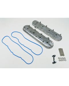 Granatelli 96-22 GM LS Standard Height Valve Cover w/Angled Coil Mount - Polished (Pair) - 640366