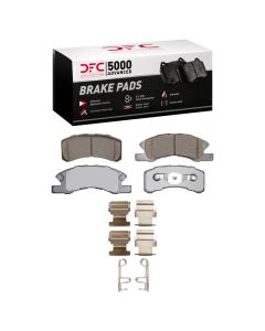 DFC 14-25 Dodge Attitude (Mexico) Front 5000 Advanced Ceramic Brake Pads and Hardware Kit - 1551-1731-01