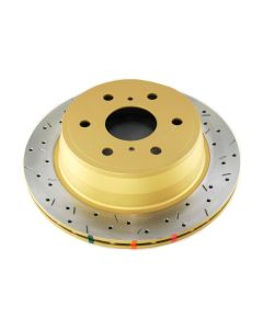 DBA 06-08 Chevrolet Silverado/GMC Sierra 4000 Series Drilled and Slotted Rear Rotor - DBA42011XS