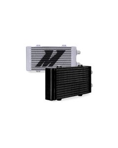 Mishimoto Universal Small Bar and Plate Dual Pass Silver Oil Cooler - MMOC-DP-SSL