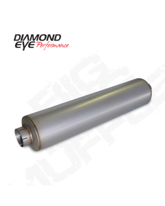 Diamond Eye MFLR BIG DOG QUIET TONE 5inID SGL IN/SGL OUT 10inDIA X 45in BODY 51in LENGTH BAFFLED AL - 800465