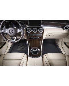 3D MAXpider 14-19 Chevrolet Corvette C7 Elegant Floor Mat Full Set (2pc) - Black - L1CH07804709