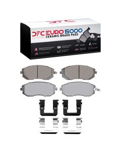 DFC 02-12 Saab 9-2X Front Euro 5000 Ceramic Brake Pads and Hardware Kit - 1600-0929-01