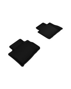 3D MAXpider 2014-2017 Chevrolet SS Kagu 2nd Row Floormats - Black - L1CH06421509