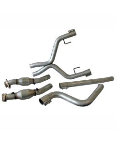 BBK 05-09 Mustang 4.0 V6 True Dual Cat Back Exhaust Conversion Kit With X pipe - 4011