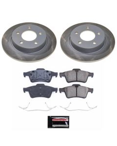 Power Stop 04-05 Mazda 3 Rear Semi-Coated Rotor Kit - SC124