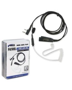 Rugged Radios Lapel Mic - 2 Wire with Acoustic Tube for Handheld Radios - LM-HD-RH