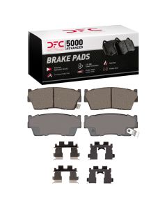 DFC 89-98 Chevrolet/Geo Tracker Front 5000 Advanced Ceramic Brake Pads and Hardware Kit - 1551-0418-01