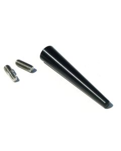 Torque Solution Black Billet Shorty Antenna: Audi / Volkswagen - TS-BA-BL15