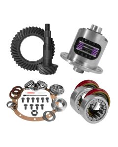 Yukon 8.6in GM 3.73 Rear Ring & Pinion Install Kit 30 Spline Positraction Axle Bearings and Seals - YGK2027