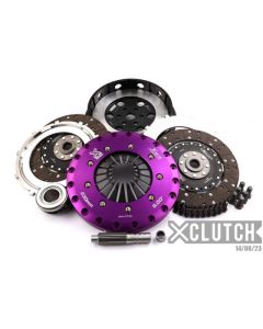 XClutch 06-07 Mazda Mazdaspeed 3 2.3L Turbo 9in Twin Solid Organic Clutch Kit - XKMZ23530-2G