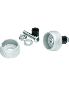 Kuryakyn Lodestar Silver Axle Sliders - Model 3807