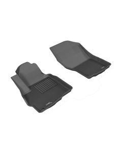 3D MAXpider 2011-2019 Mitsubishi Outlander Kagu 1st Row Floormat - Black - L1MT01011509