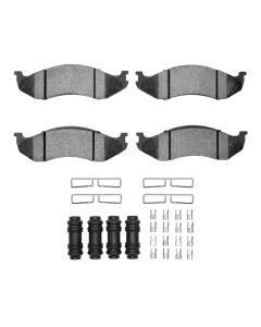 DFC 93-06 Jeep Wrangler Front 5000 Advanced Ceramic Brake Pads and Hardware Kit - 1552-0477-01