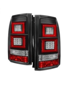 Spyder Land Rover Discovery LR4 10-14 Light Bar LED Tail Lights Black ALT-YD-LRDLR410-LBLED-BK - 5080936