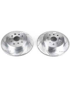 Power Stop 01-06 Lexus LS430 Rear Evolution Drilled & Slotted Rotors - Pair - JBR939XPR