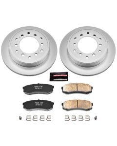 Power Stop 10-19 Lexus GX460 Rear Z17 Evolution Geomet Coated Brake Kit - CRK5875
