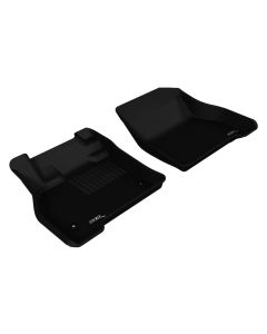3D MAXpider 2011-2012 Nissan Leaf Kagu 1st Row Floormat - Black - L1NS04911509
