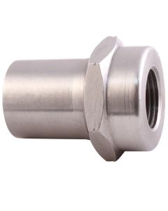 QA1 Tube Adapter - 1in OD - Hex - Left Hand - 1/2-20 Thread .058 Wall - Alloy - 1845-103
