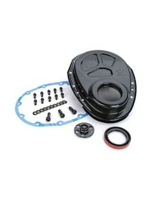 COMP Cams Front Timing Cover for Chevy Small Block 265-400 V8 Engines 1962-1986 Aluminum Natural Finish Single Bolt - 208