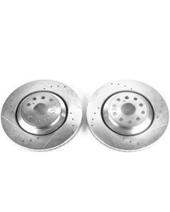 Power Stop 07-17 Lexus LS460 Front Evolution Drilled & Slotted Rotors - Pair - JBR1305XPR