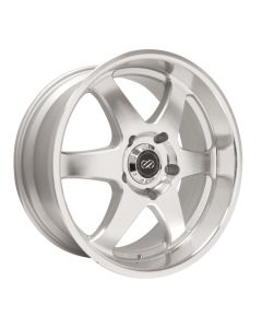 Enkei ST6 17 x 8 35mm Offset 6x139.7 Bolt Pattern 78mm Bore Dia Silver Machined Wheel - 470-780-8335SM