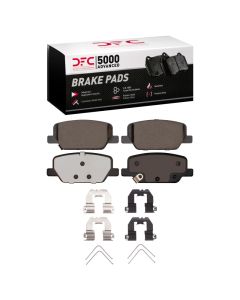 DFC 19-25 Hyundai Palisade Rear 5000 Advanced Ceramic Brake Pads and Hardware Kit - 1551-2199-01