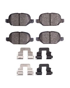 DFC 09-19 Fiat 500E Rear 4000 HybriDynamic Brake Pads and Hardware Kit - 4000-1569-01